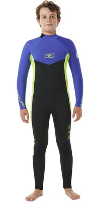 Quiksilver Boys Syncro Series 3/2mm Back Zip Wetsuit HV